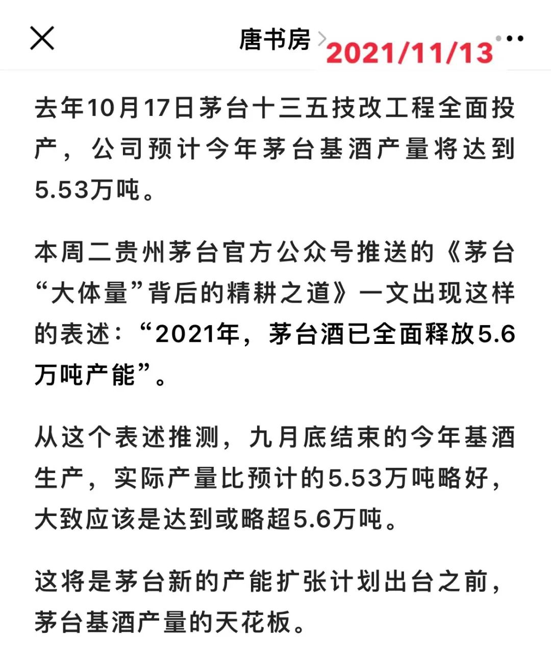 贵州茅台2021年年报简析